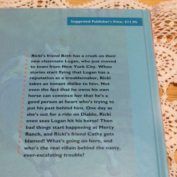 Book Sale! 3 for $10! Pony Book, Middle Grades,  Trouble at Mercy Ranch - Picture 3 of 5